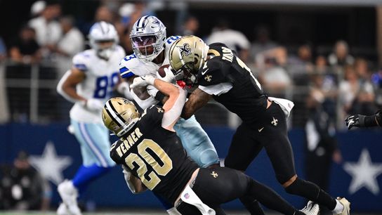 What is the Saints' best position group?. Photo by (AP Photo/Jerome Miron)